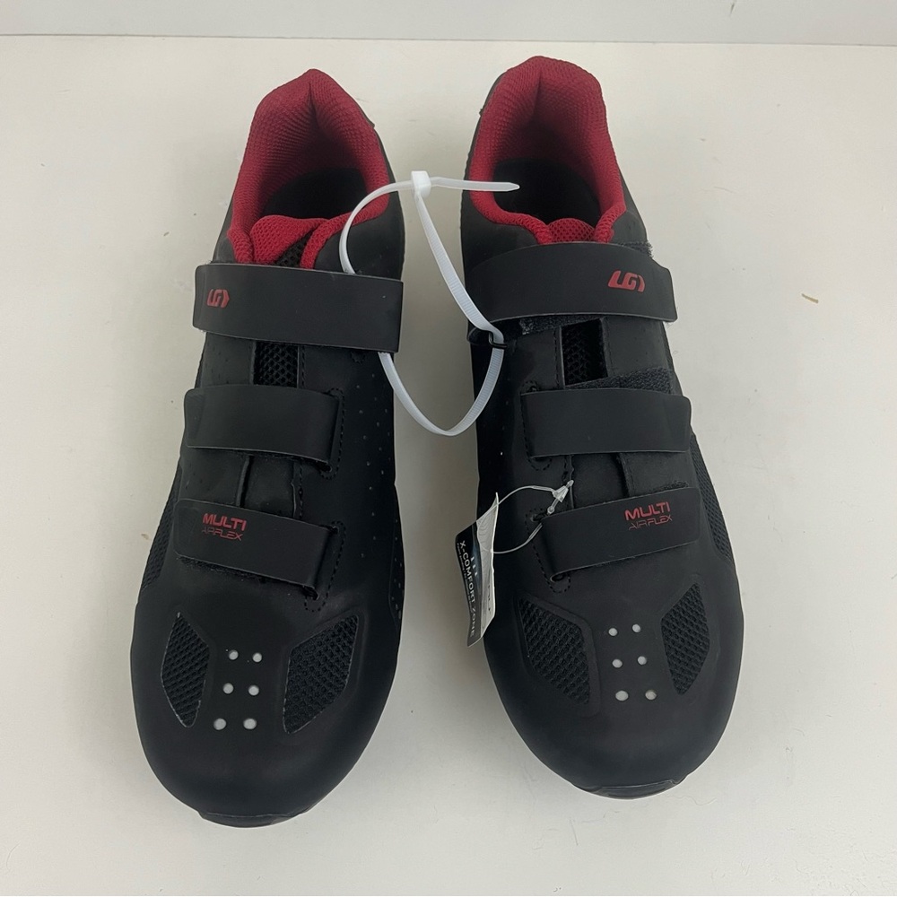 Louis Garneau Black Red Multi Air Flex Bike Cycle Shoes Men’s Size 11.5